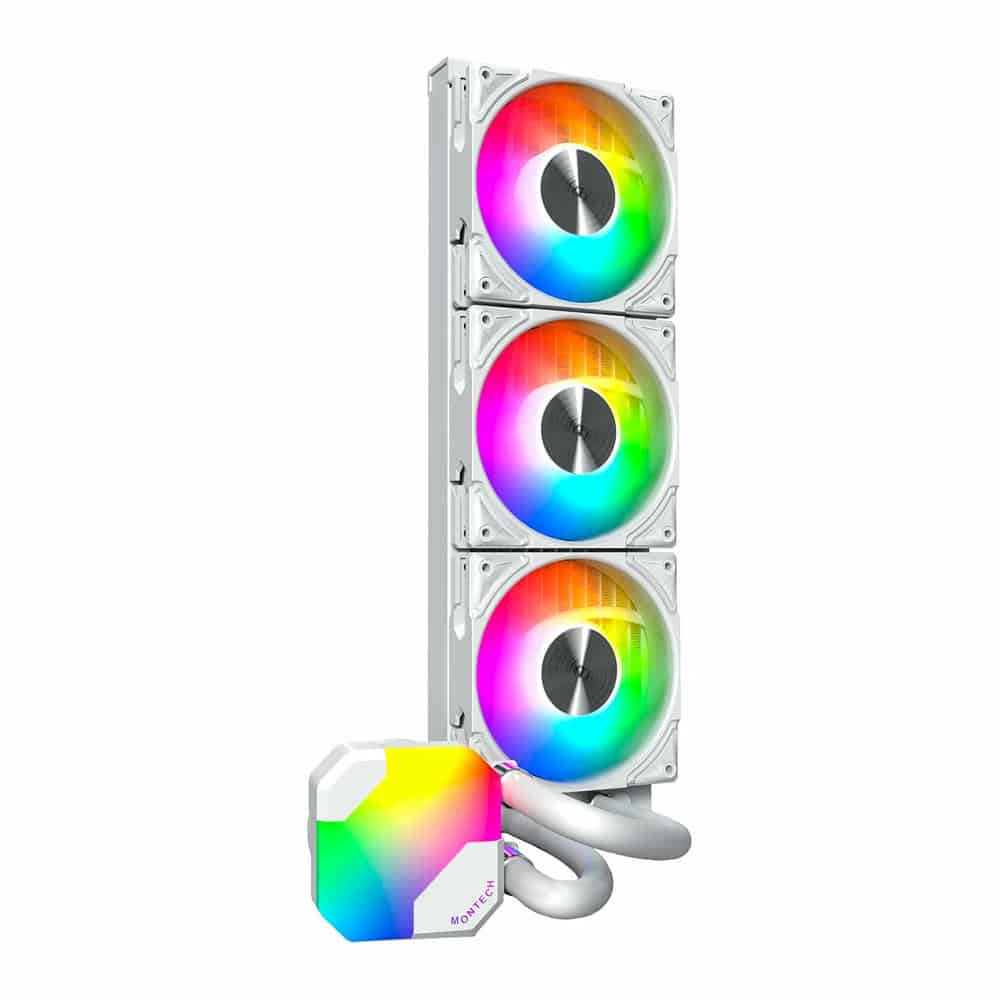 (image for) Montech HyperFlow ARGB 360 All In One 360mm White Intel/AMD CPU Water Cooler